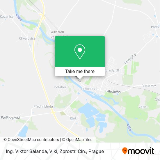 Карта Ing. Viktor Salanda, Viki, Zprostr. Cin.