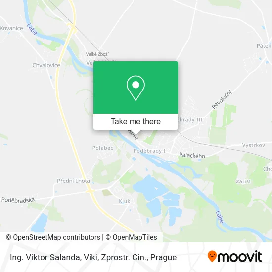 Карта Ing. Viktor Salanda, Viki, Zprostr. Cin.