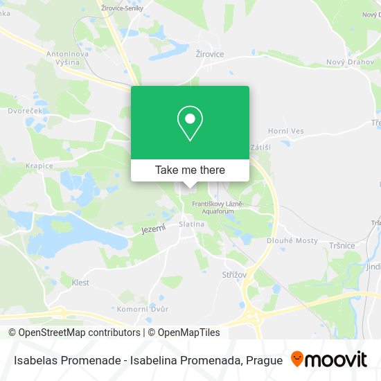 Карта Isabelas Promenade - Isabelina Promenada