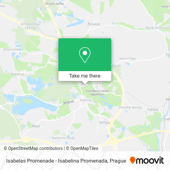 Карта Isabelas Promenade - Isabelina Promenada