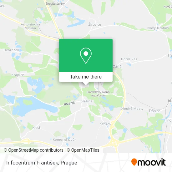 Карта Infocentrum František