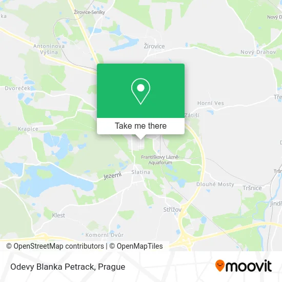 Карта Odevy Blanka Petrack