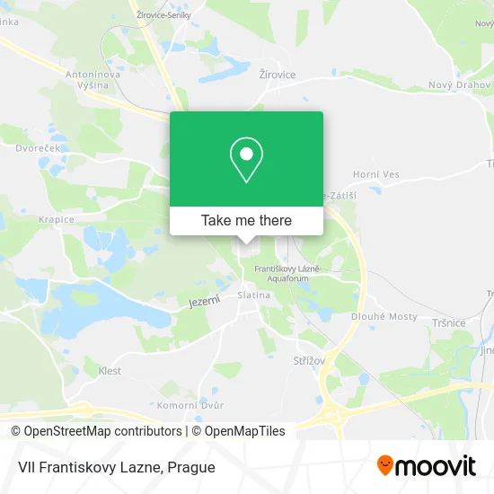 Карта Vll Frantiskovy Lazne