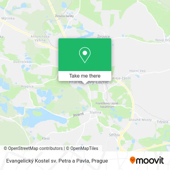 Evangelický Kostel sv. Petra a Pavla map