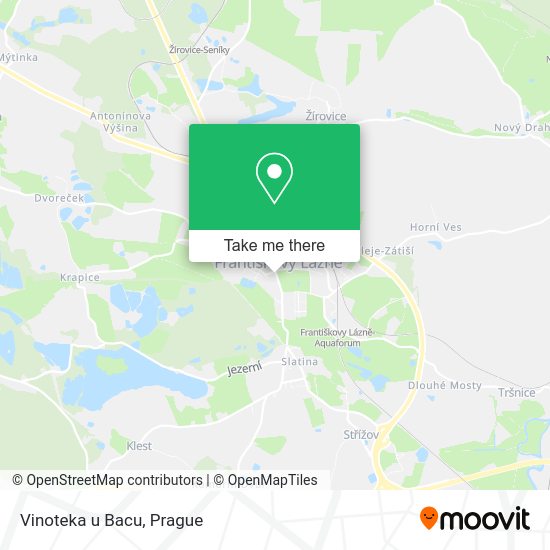 Карта Vinoteka u Bacu