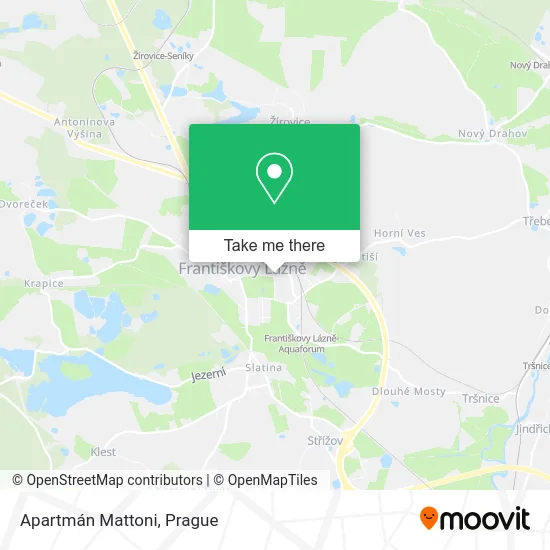 Карта Apartmán Mattoni