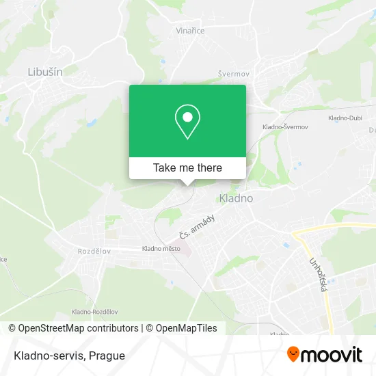 Карта Kladno-servis