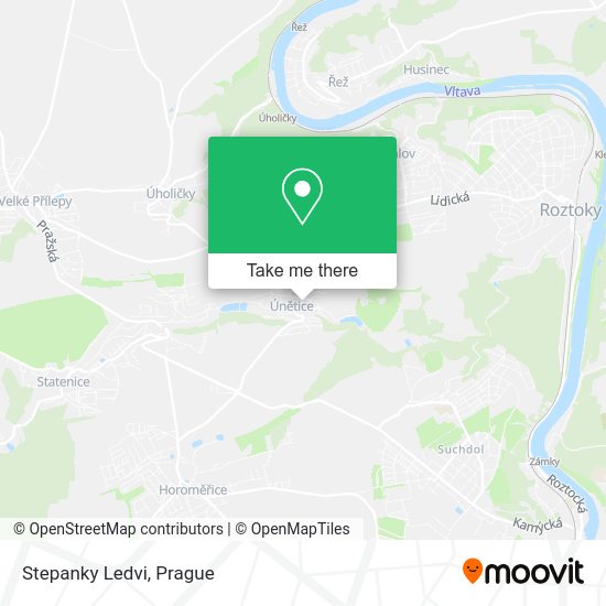 Карта Stepanky Ledvi