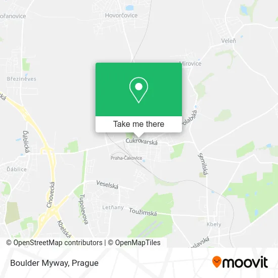 Карта Boulder Myway