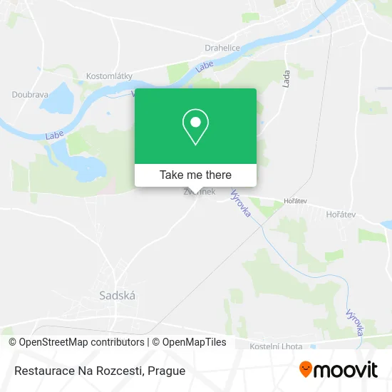 Карта Restaurace Na Rozcesti