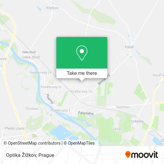 Карта Optika Žižkov