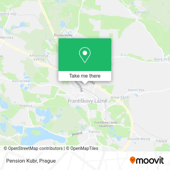 Карта Pension Kubr