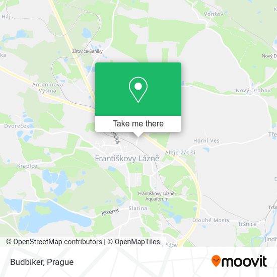 Карта Budbiker