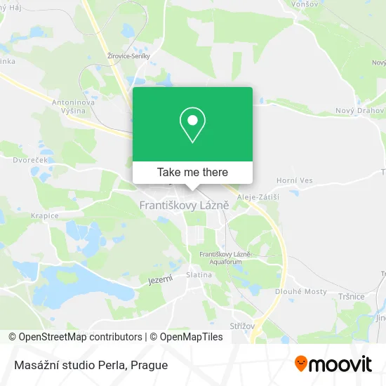 Карта Masážní studio Perla