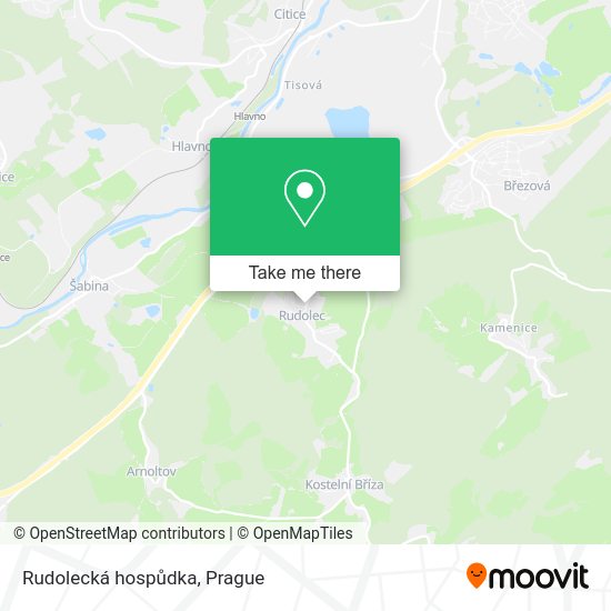 Карта Rudolecká hospůdka