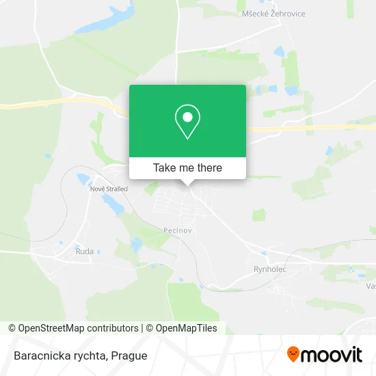 Карта Baracnicka rychta