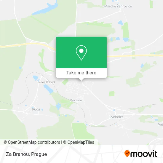 Карта Za Branou