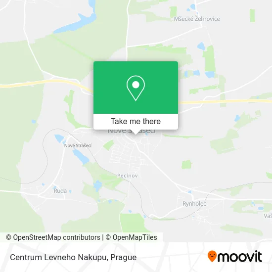 Centrum Levneho Nakupu map
