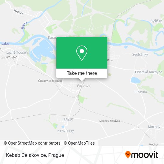 Карта Kebab Celakovice