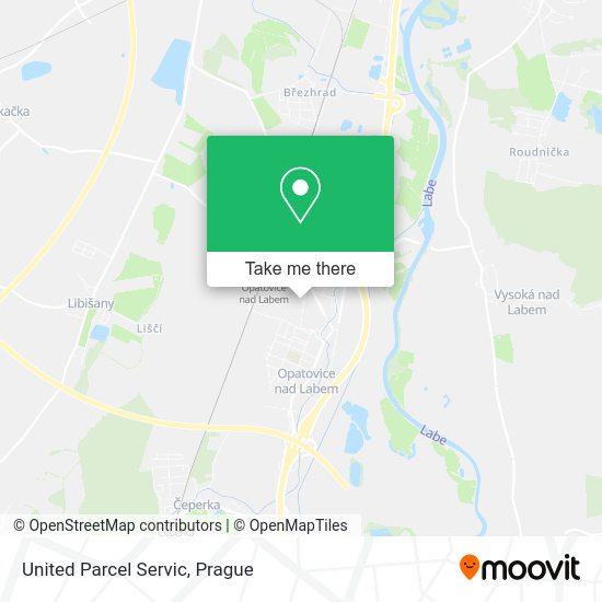 Карта United Parcel Servic