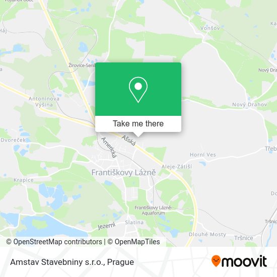 Карта Amstav Stavebniny s.r.o.