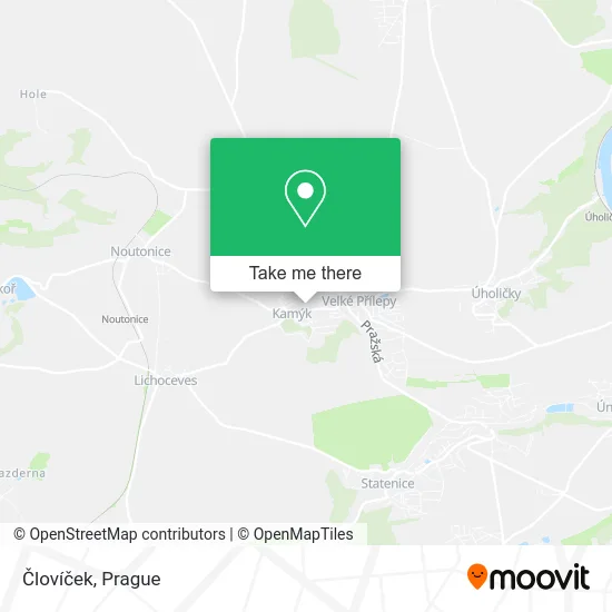 Карта Človíček