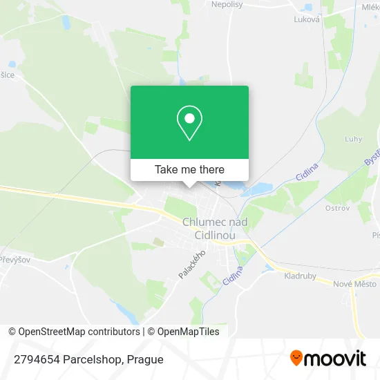 Карта 2794654 Parcelshop