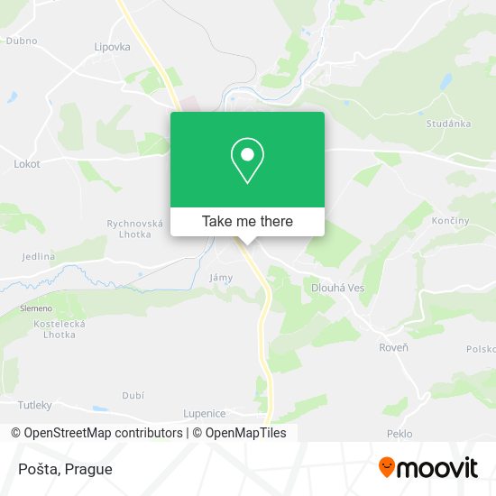 Карта Pošta