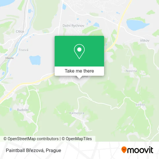 Карта Paintball Březová