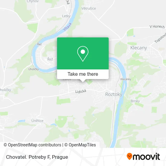 Карта Chovatel. Potreby F