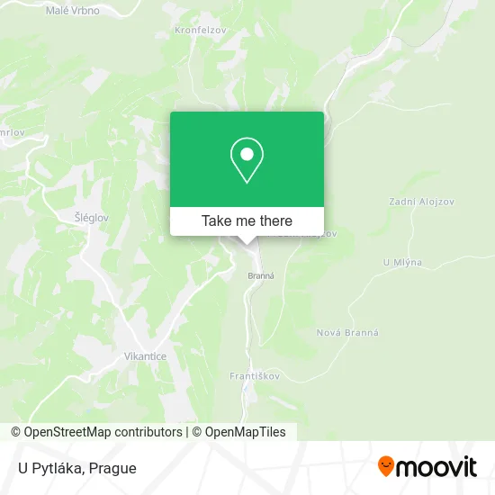 Карта U Pytláka