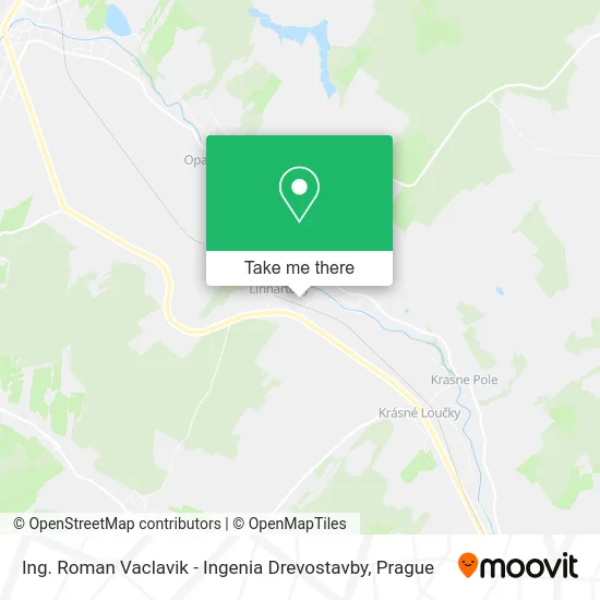 Карта Ing. Roman Vaclavik - Ingenia Drevostavby