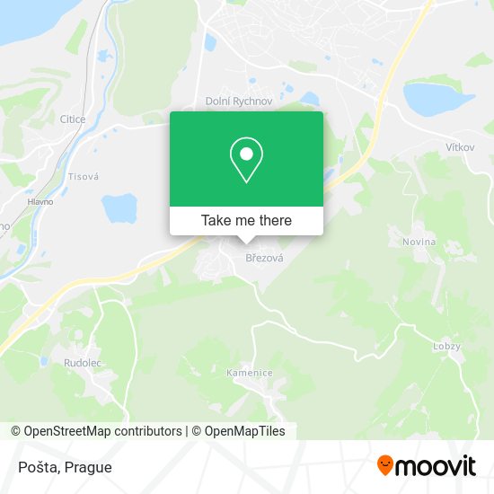 Карта Pošta