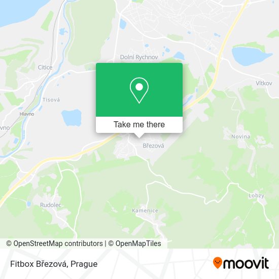 Карта Fitbox Březová