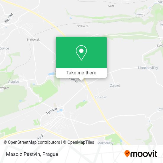 Карта Maso z Pastvin