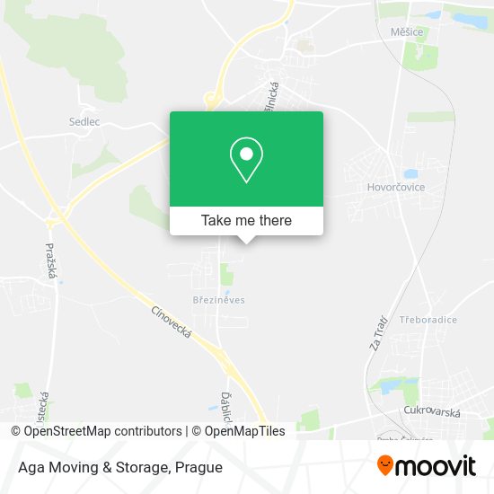 Карта Aga Moving & Storage