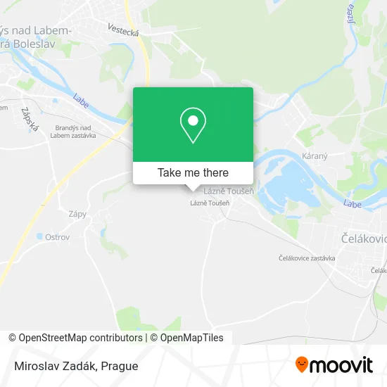 Miroslav Zadák map