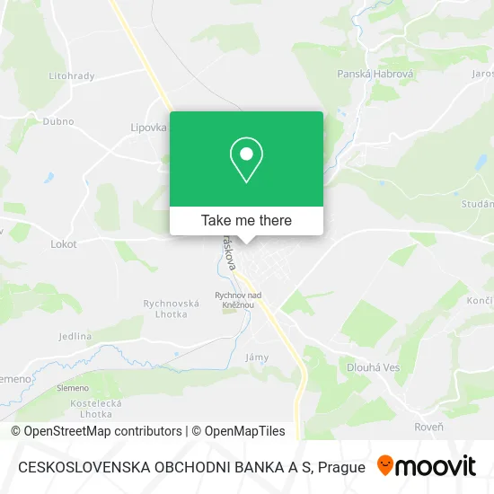 Карта CESKOSLOVENSKA OBCHODNI BANKA A S