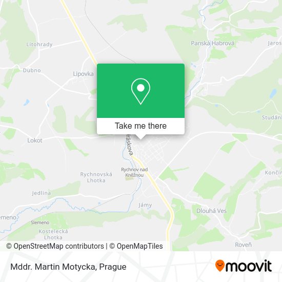 Mddr. Martin Motycka map