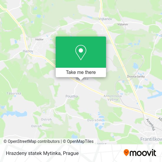 Карта Hrazdeny statek Mytinka