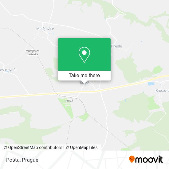 Карта Pošta