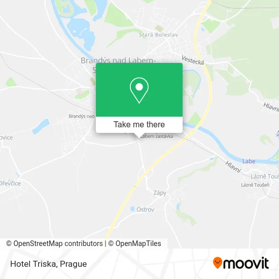 Карта Hotel Triska