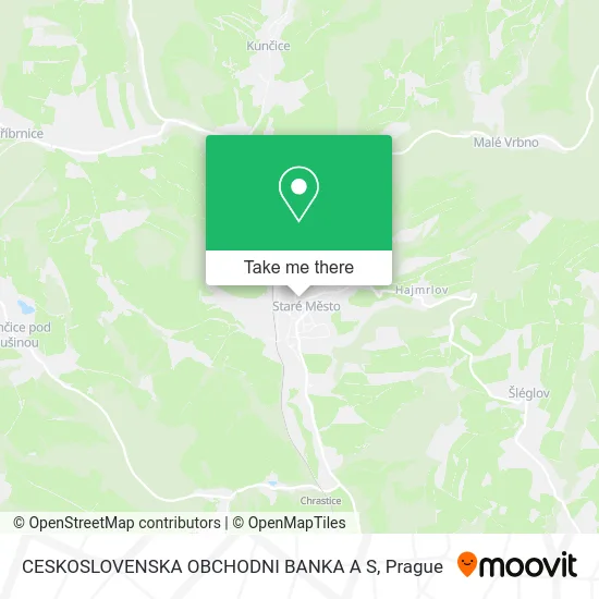 Карта CESKOSLOVENSKA OBCHODNI BANKA A S
