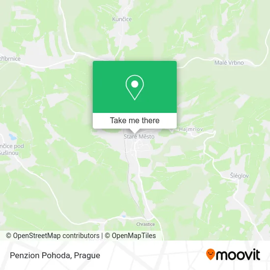 Карта Penzion Pohoda