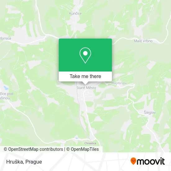 Карта Hruška