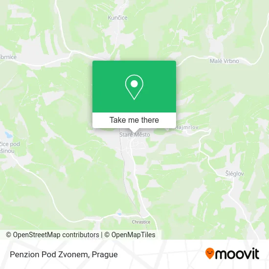 Карта Penzion Pod Zvonem