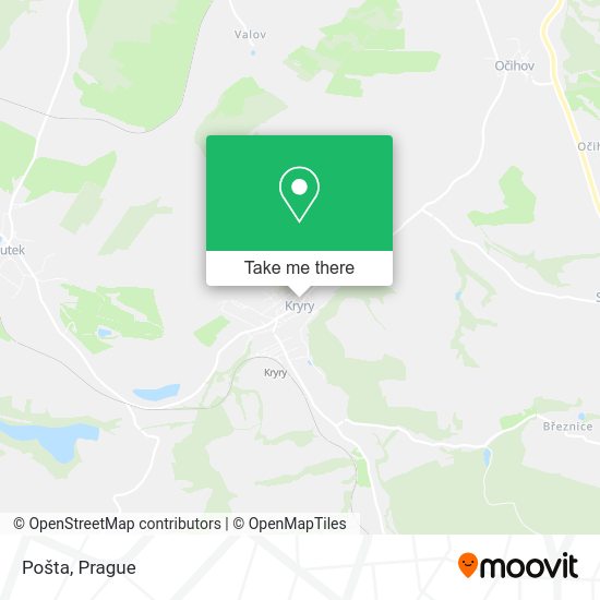 Карта Pošta