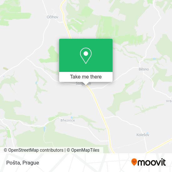 Карта Pošta