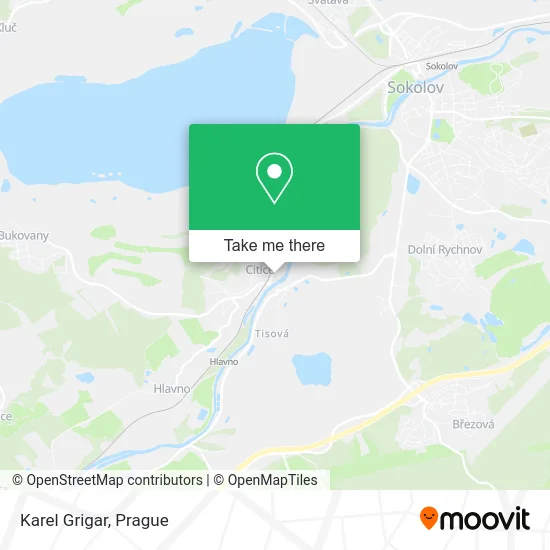 Карта Karel Grigar