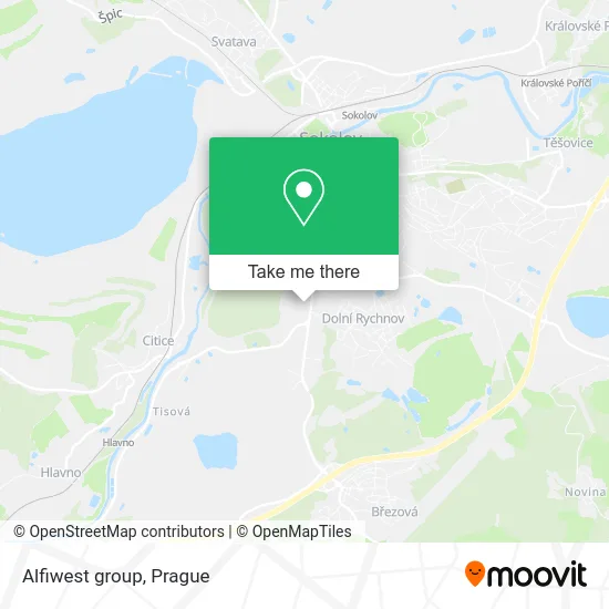 Карта Alfiwest group